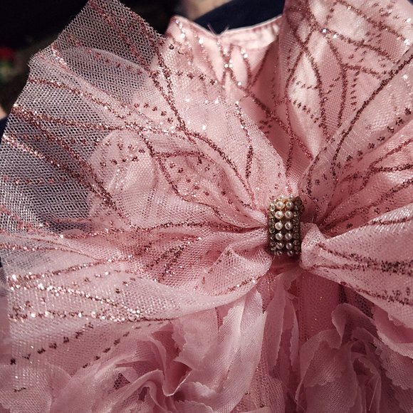 Flower Pet Dress with Bow - Perfect for Summer Parties and Lounging Size M - Picture 10 of 15